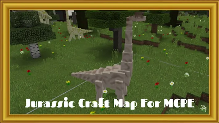 Jurassic Craft Map For MCPE android App screenshot 0