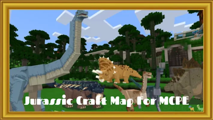 Jurassic Craft Map For MCPE android App screenshot 1