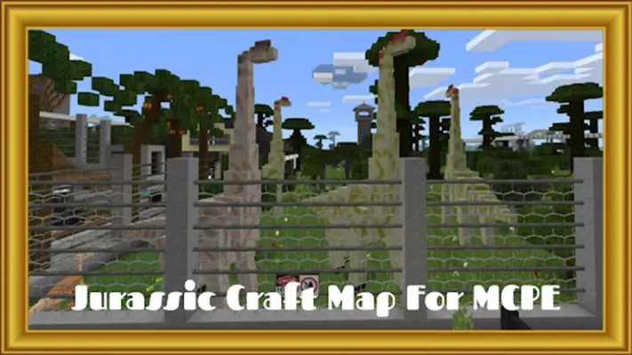 Jurassic Craft Map For MCPE android App screenshot 2